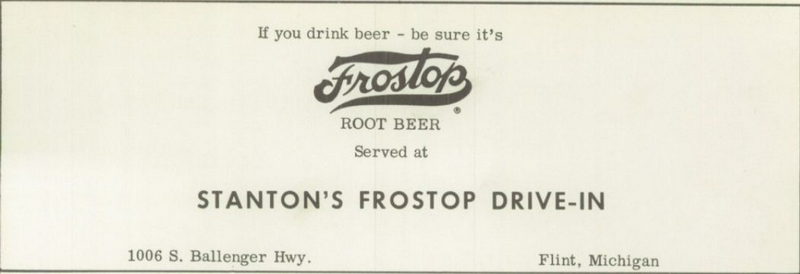 Frostop Root Beer - Vintage Yearbook Ad